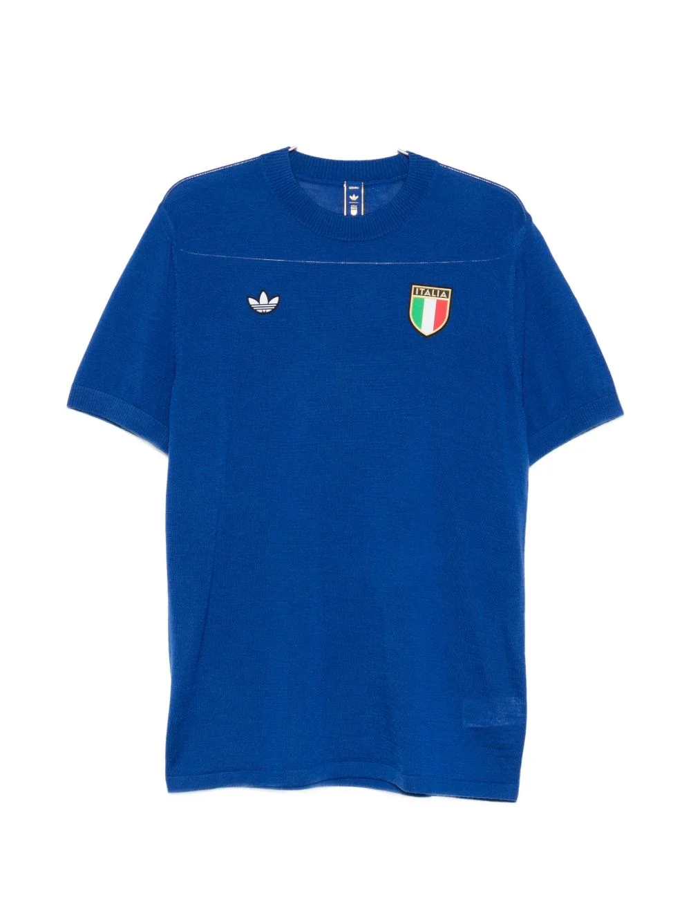 logo patch crew-neck T-shirt - 1