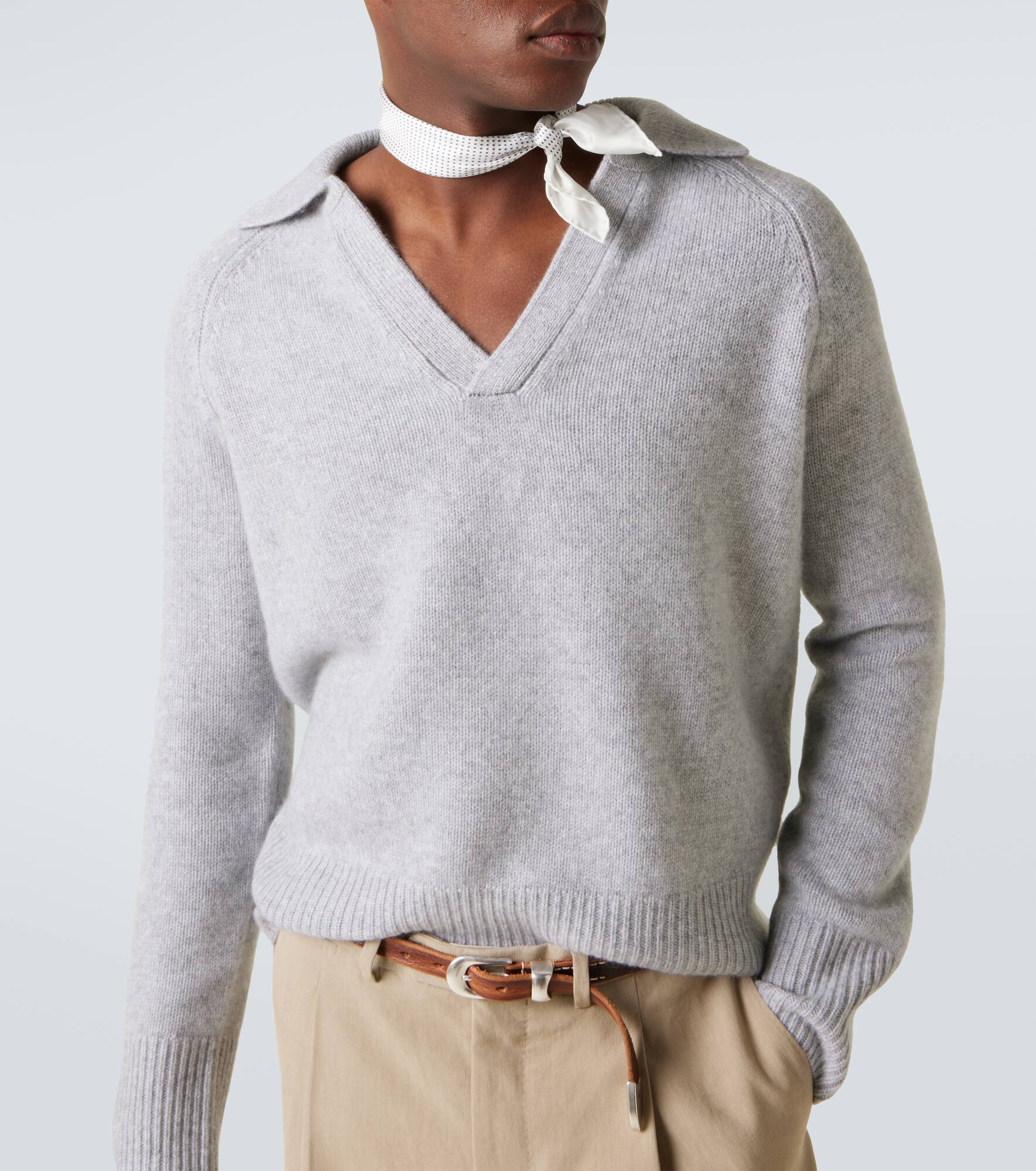 Mr Clifton Gate cashmere polo sweater - 5