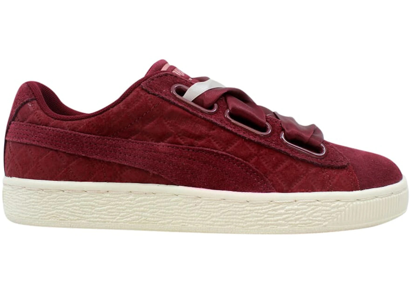Puma Suede Heart Quilt Cordovan Cameo Brown  (Women's) - 1