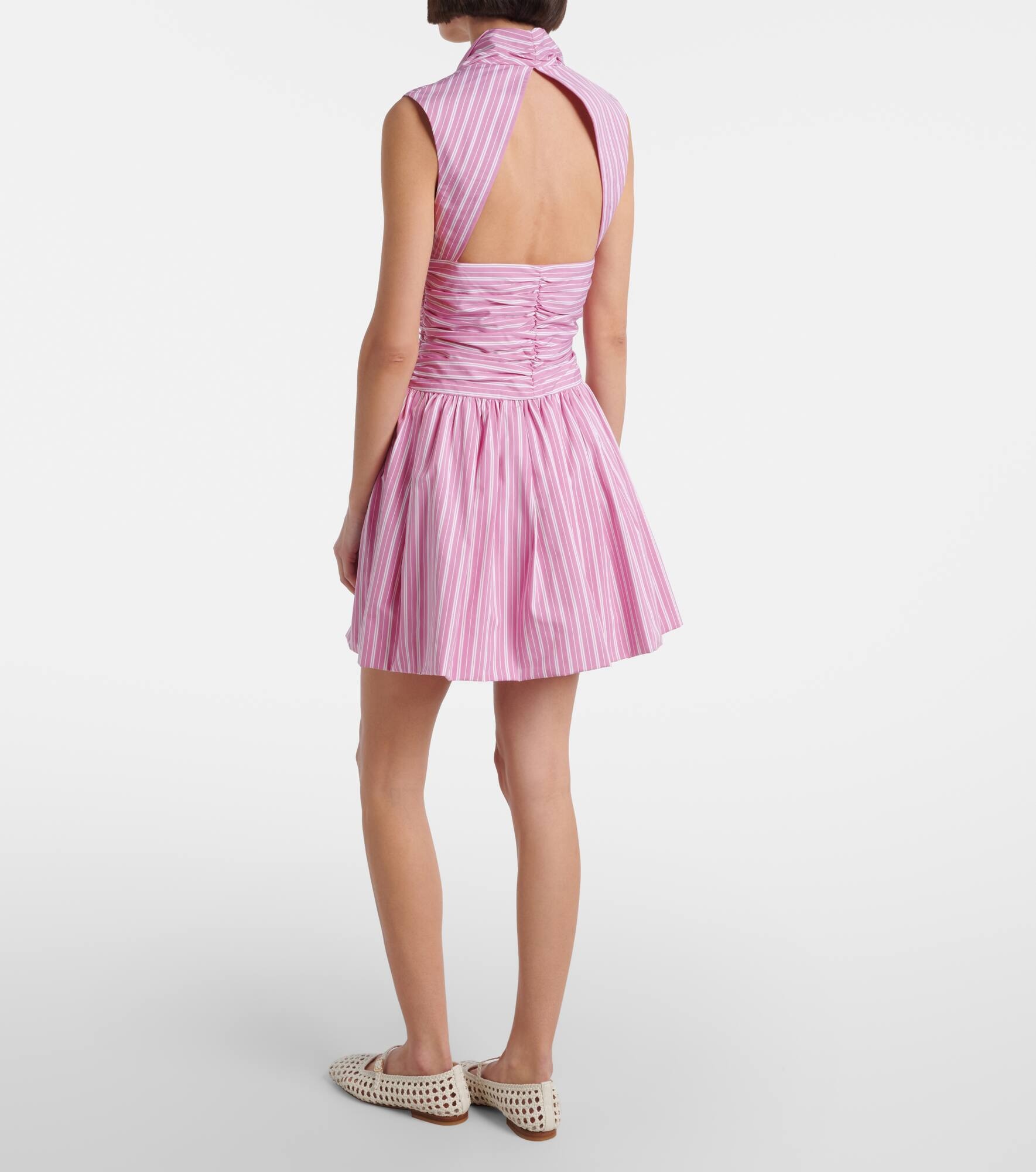 Bloomer striped cotton minidress - 3
