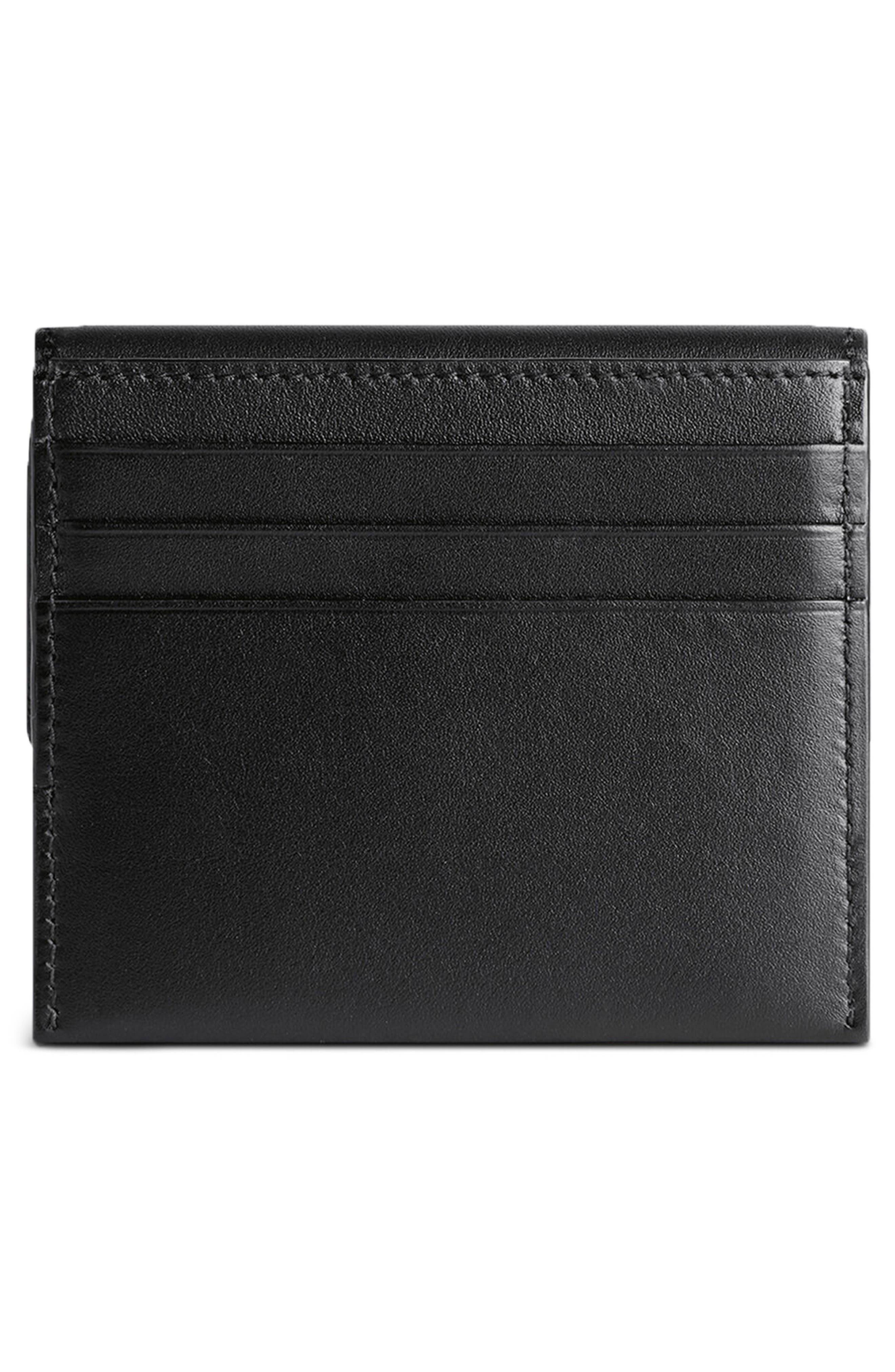 Balenciaga Rodeo Leather Wallet in 1000 Black at Nordstrom - 3