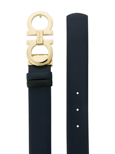 Salvatore Ferragamo Double Gancini bit belt outlook