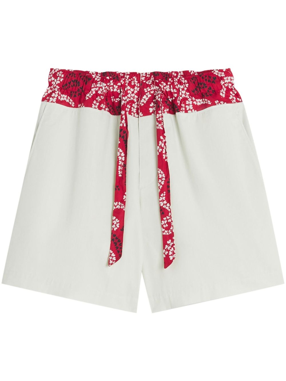 floral-print shorts - 1