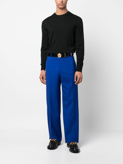 VERSACE wide-leg tailored trousers outlook