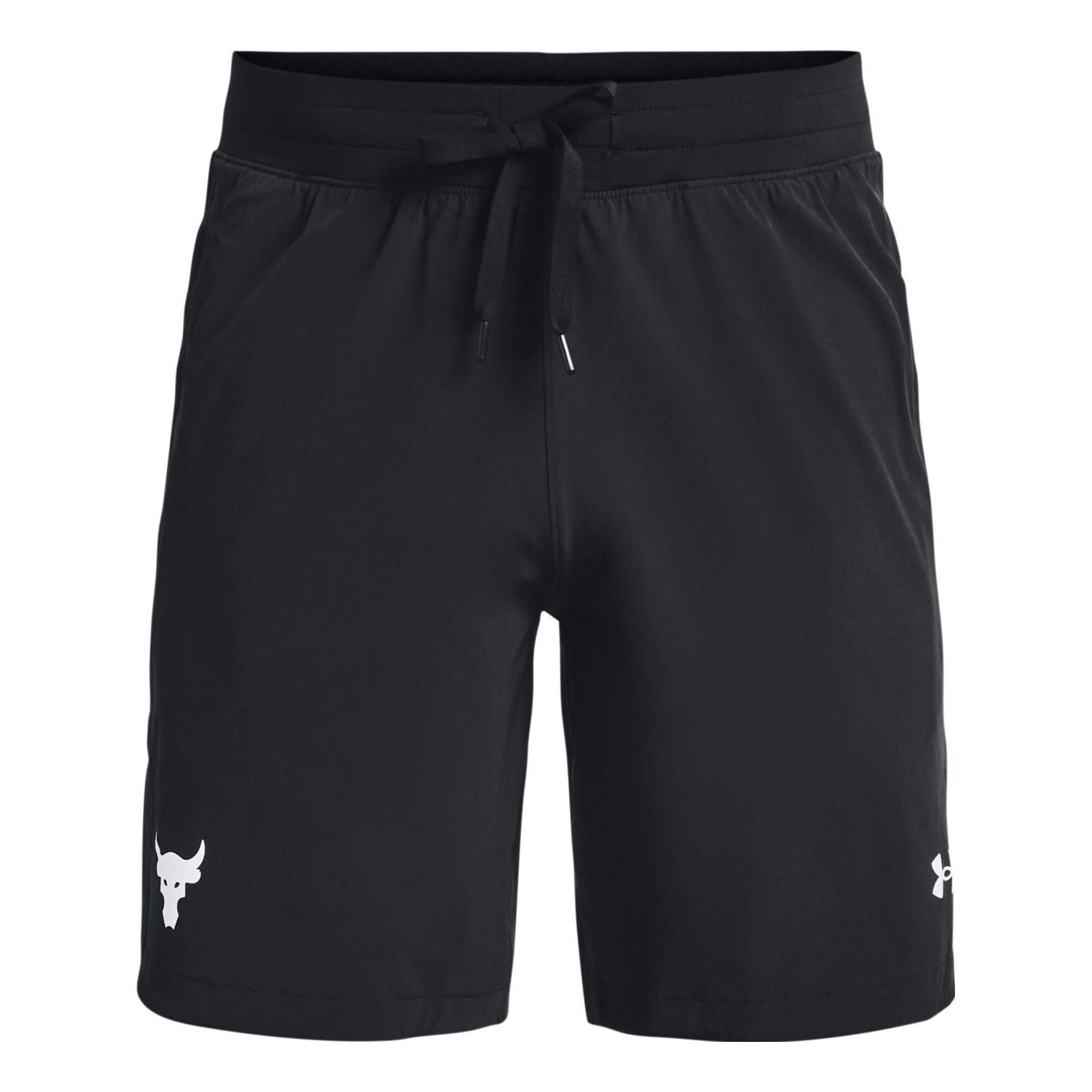 Under Armour Project Rock Snap Training Shorts 'Black White' 1361616-002 - 1