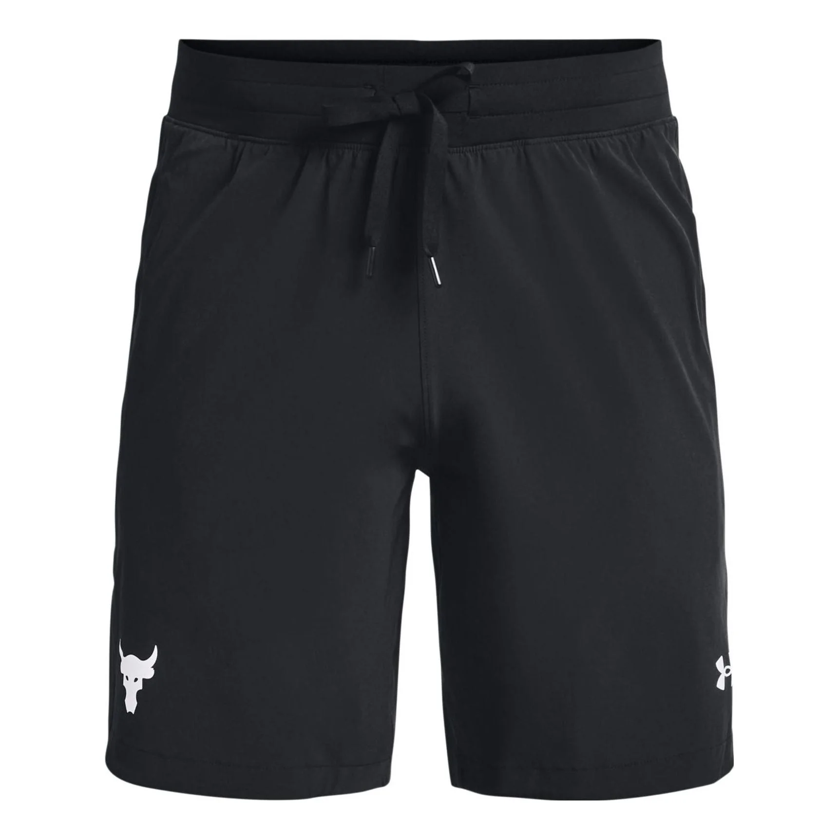 Under Armour Project Rock Snap Training Shorts 'Black White' 1361616-002 - 1