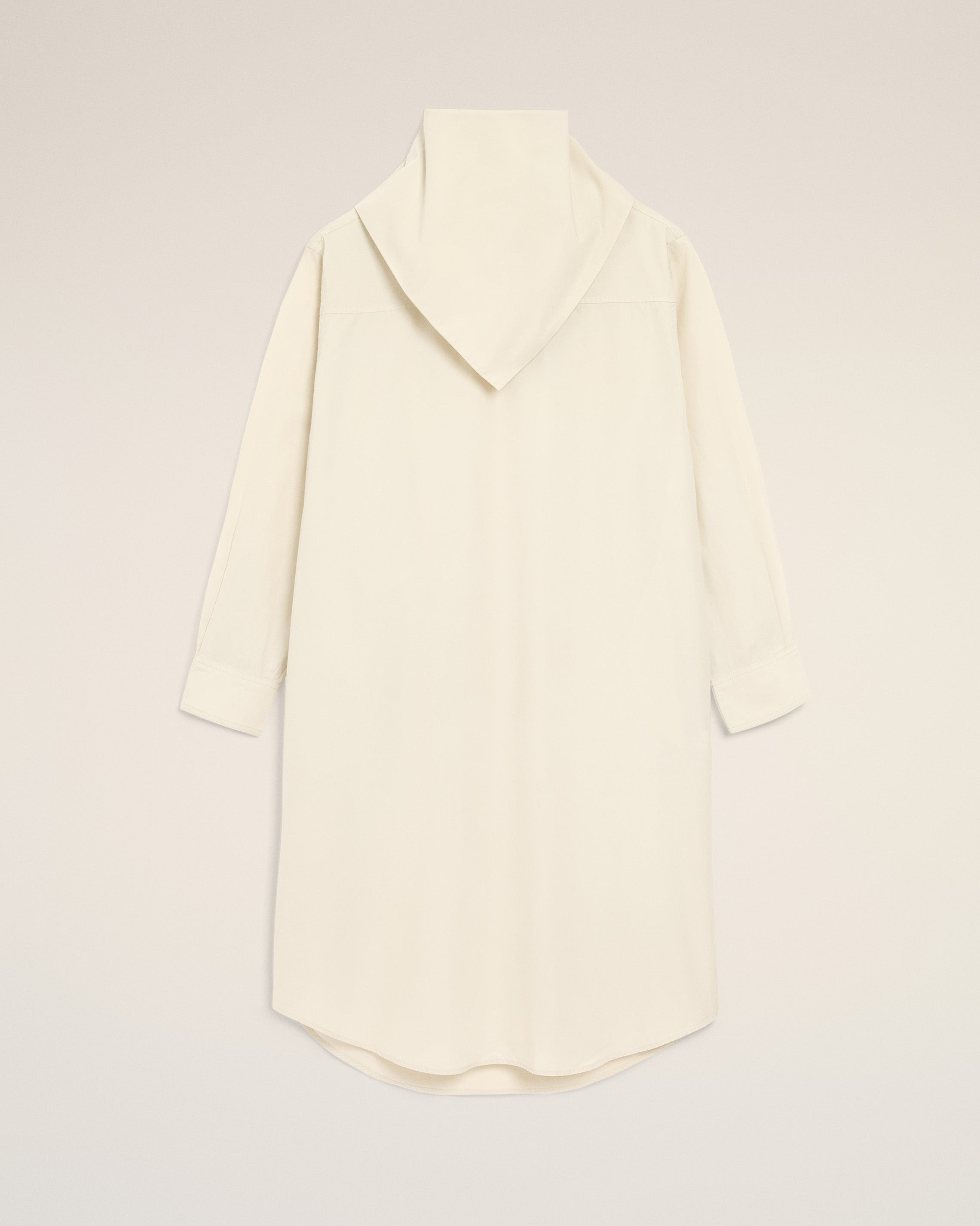 WHITE COTTON BANDANA MIDI DRESS - 5