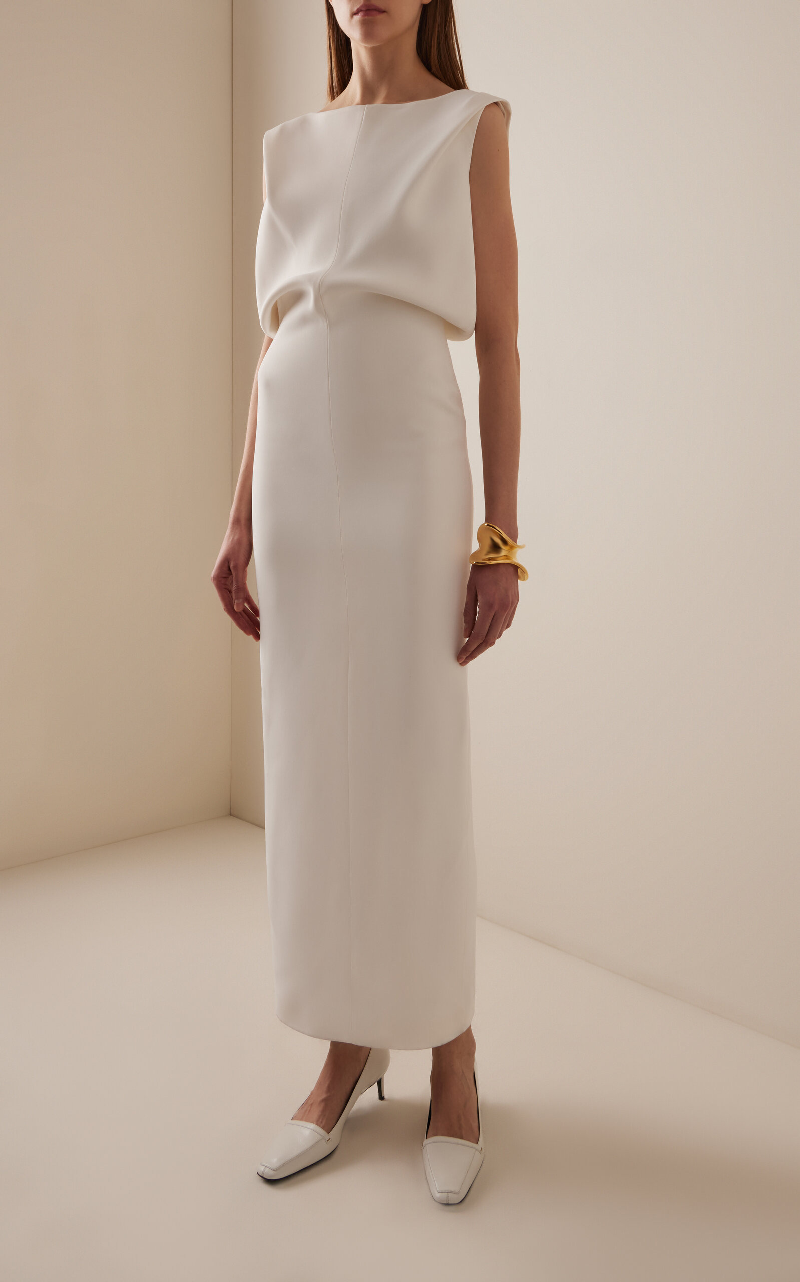 Celia Leather Pumps white - 3