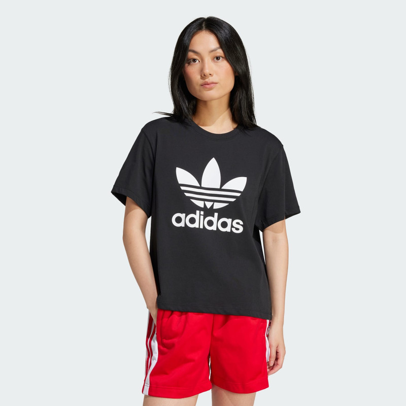 adidas Adicolor Trefoil Boxy Tee outlook
