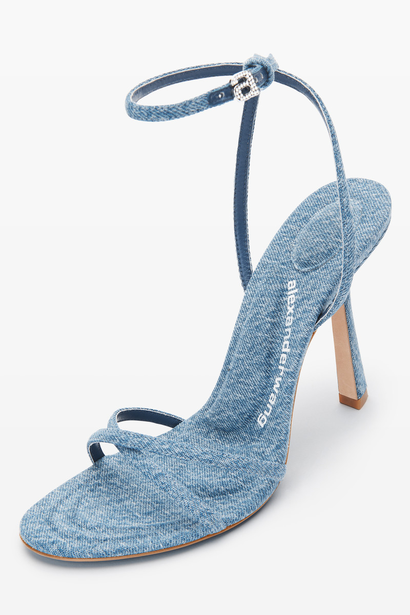 Alexander Wang DAHLIA 105 SANDAL IN WASHED DENIM outlook
