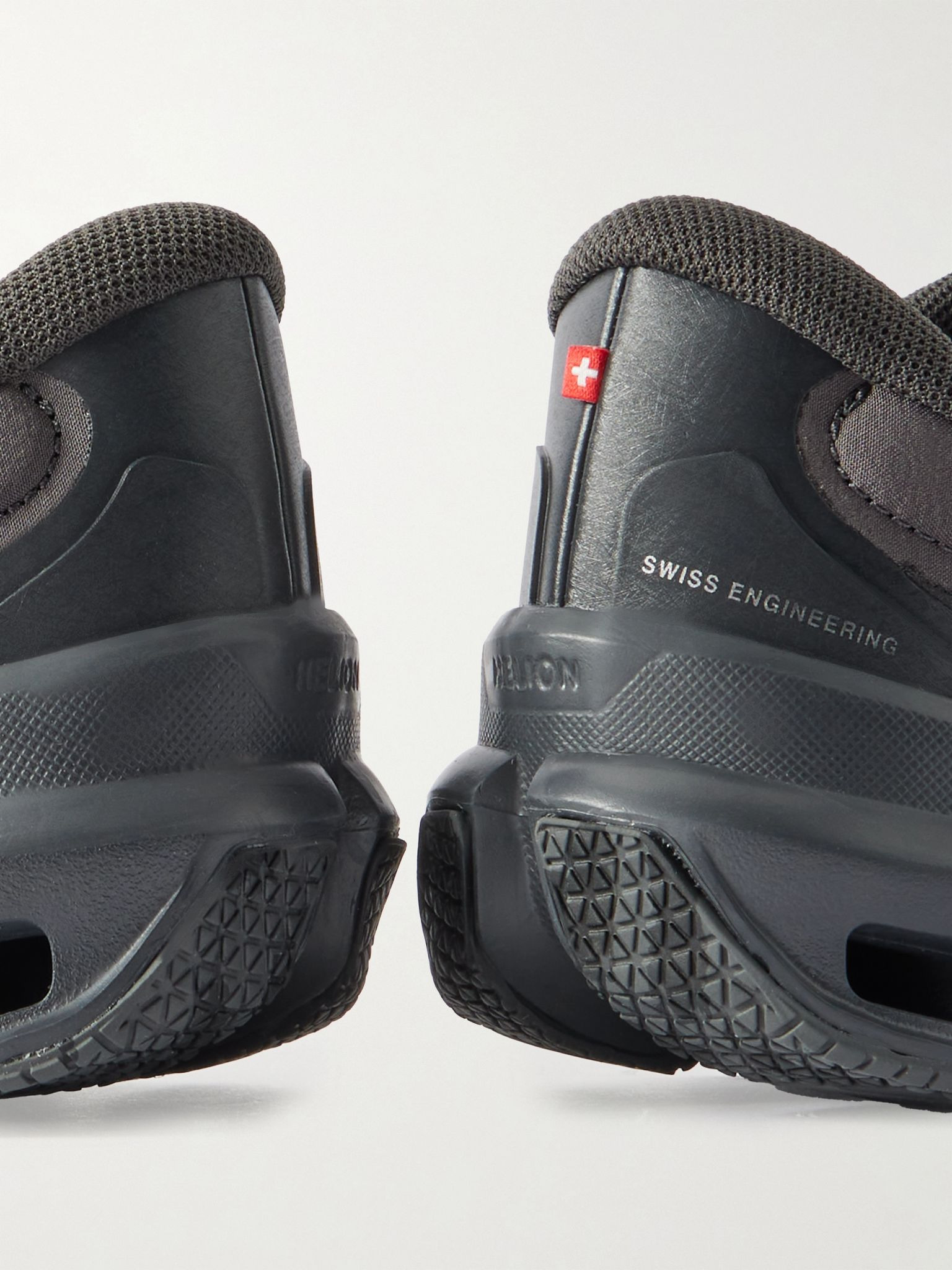 + ON CLOUDVENTURE 2.0 rubber-trimmed paneled recycled-mesh sneakers Gunmetal - 4