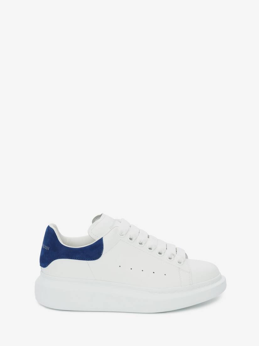 Women's Oversized Sneaker in White/paris Blue - 1