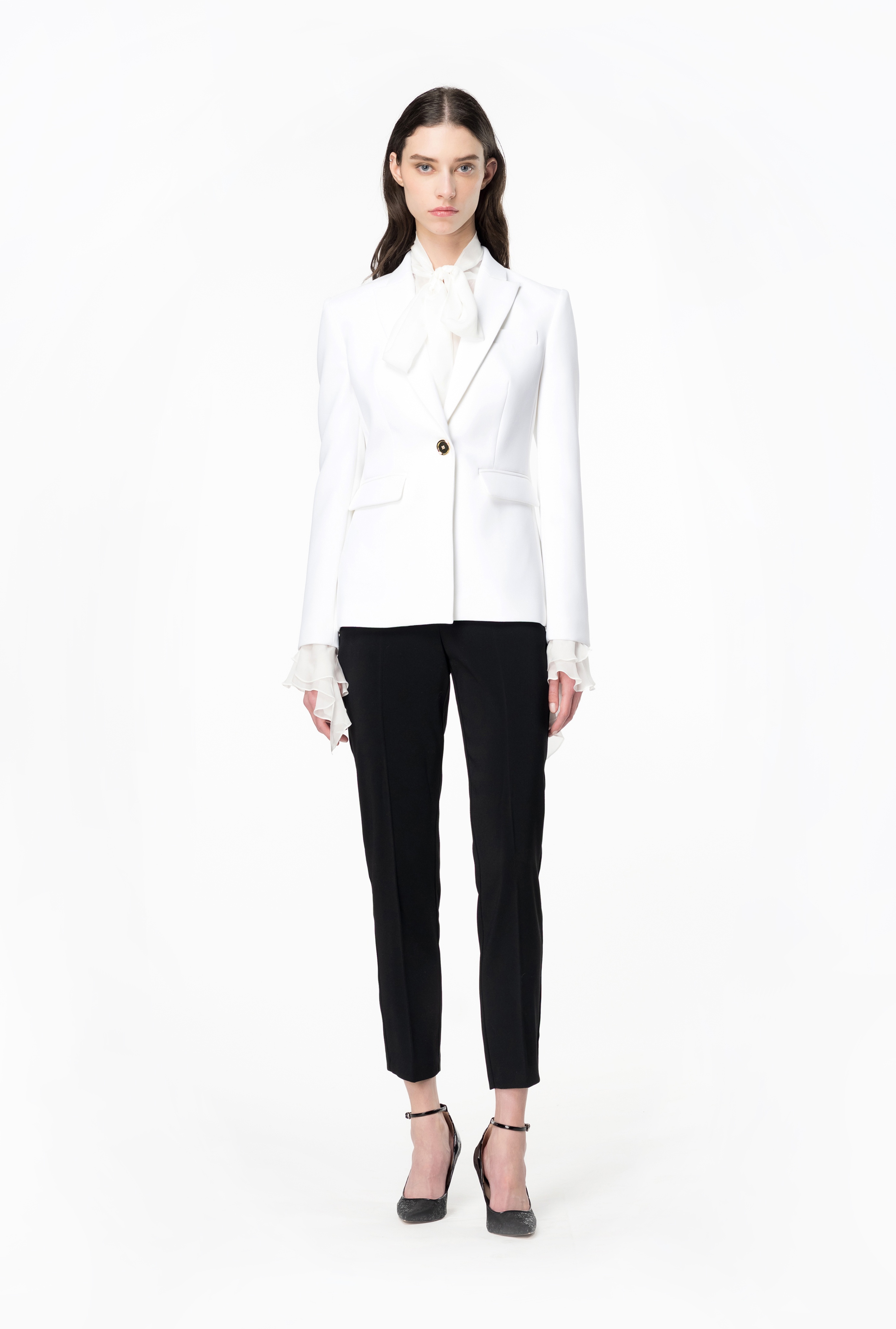 ジャケット PINKO SS20  1G14Y4 Y5XX Z05 (1G14Y4 Y5XX Z05) PINKO SINGLE-BREASTED STRETCH BLAZER | REVERSIBLE