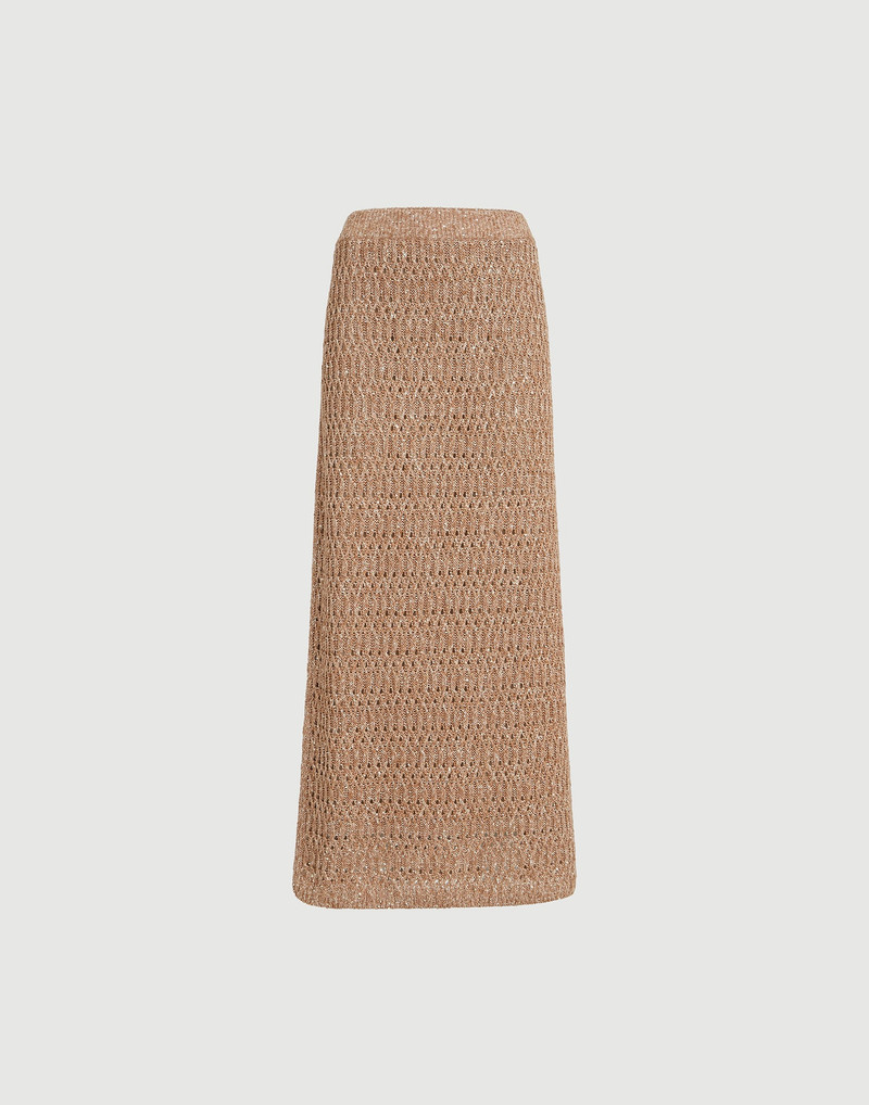 Linen dazzling braids skirt 1