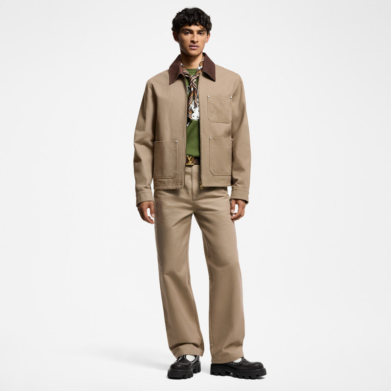 Louis Vuitton Workwear Cotton Canvas Blouson outlook