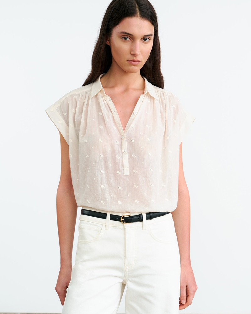 NILI LOTAN NORMANDY BLOUSE outlook