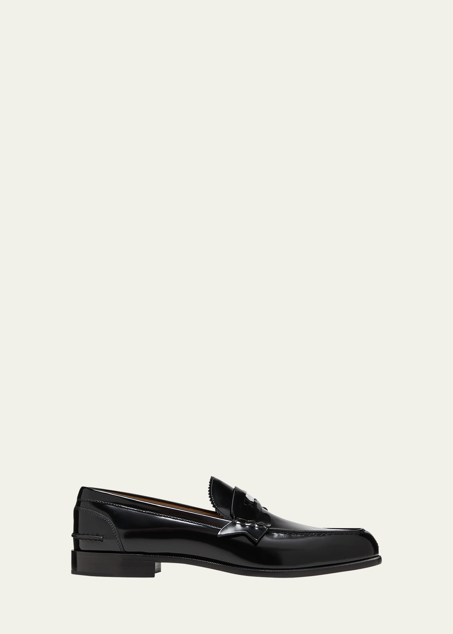 Men's Patent Leather Penny Loafers - 1
