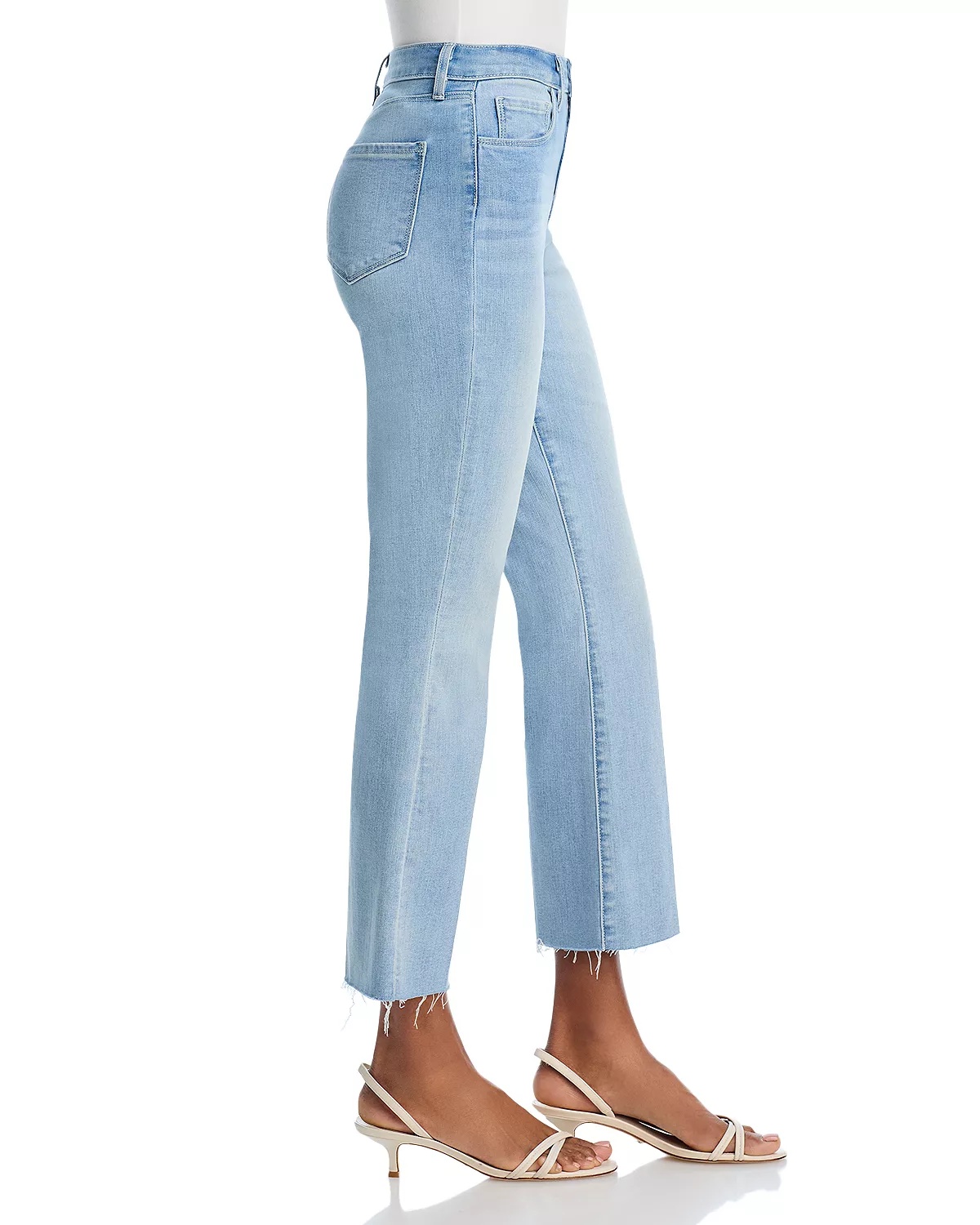 Kendra High Rise Cropped Flare Jeans in Dorian - 4