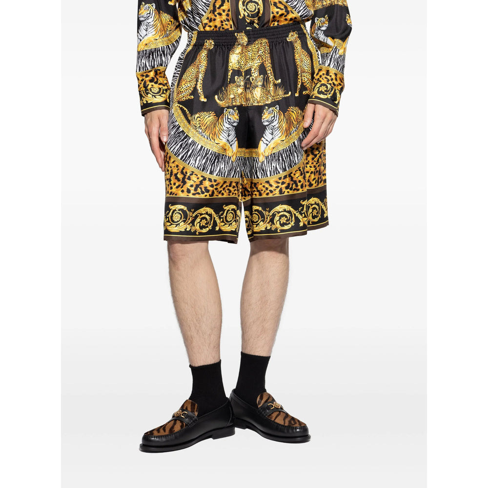 Versace Black Shorts - Bermuda Shorts Men - 5