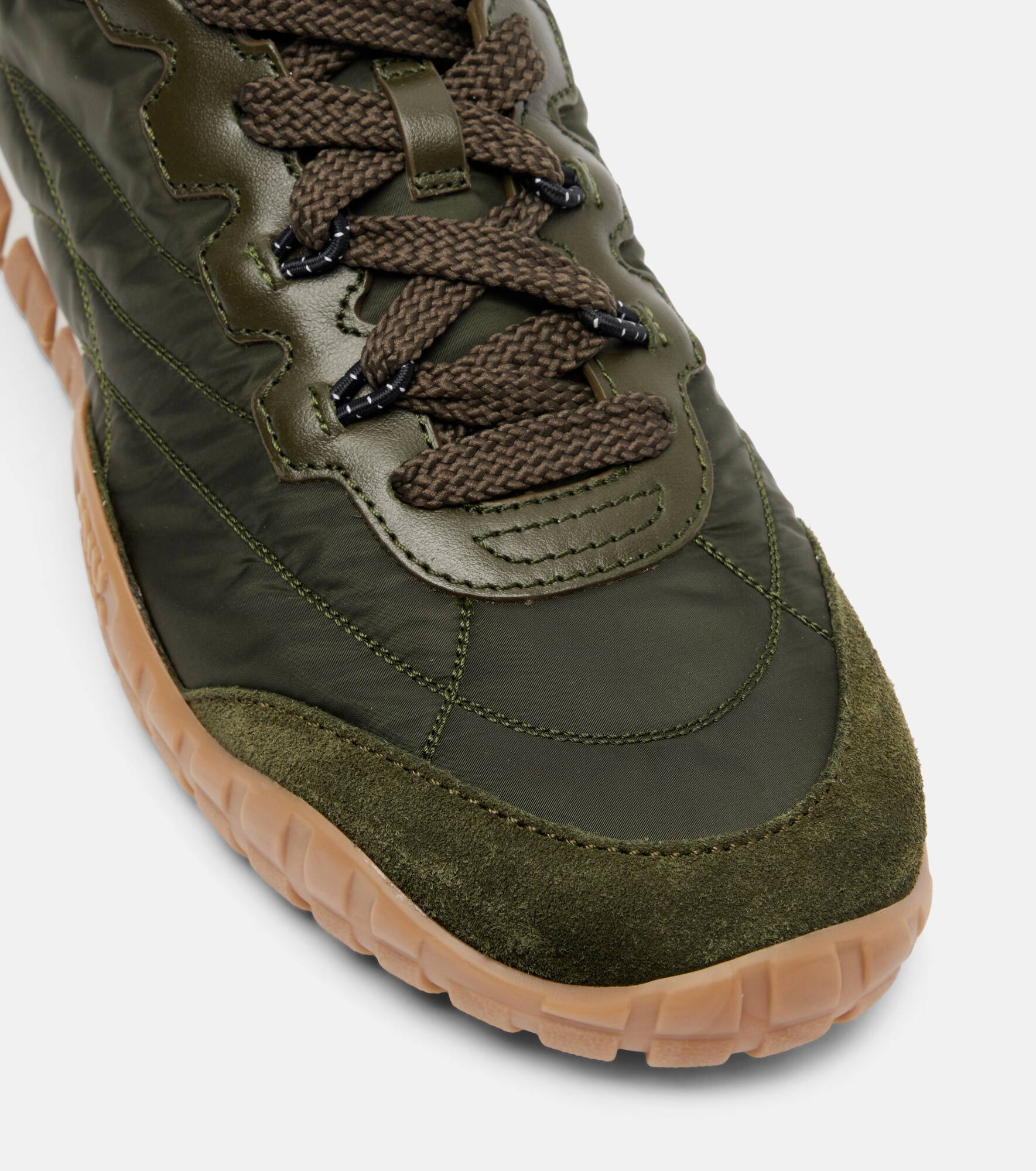 Tyre suede-trimmed sneakers - 5