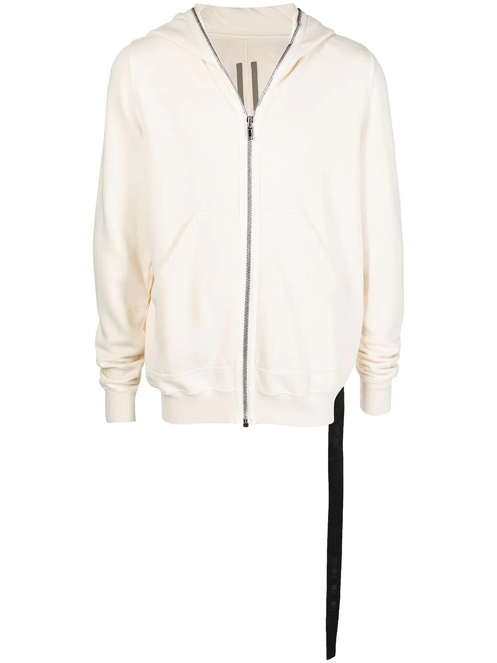 zip-up cotton hoodie - 1