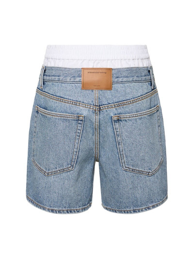 Alexander Wang Loose cotton denim shorts outlook