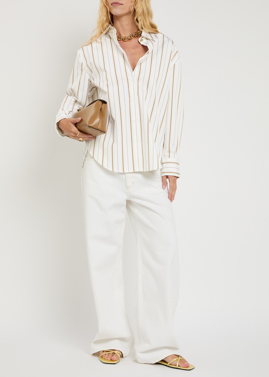 Rag & Bone Jessica Striped Cotton-poplin Shirt - 4