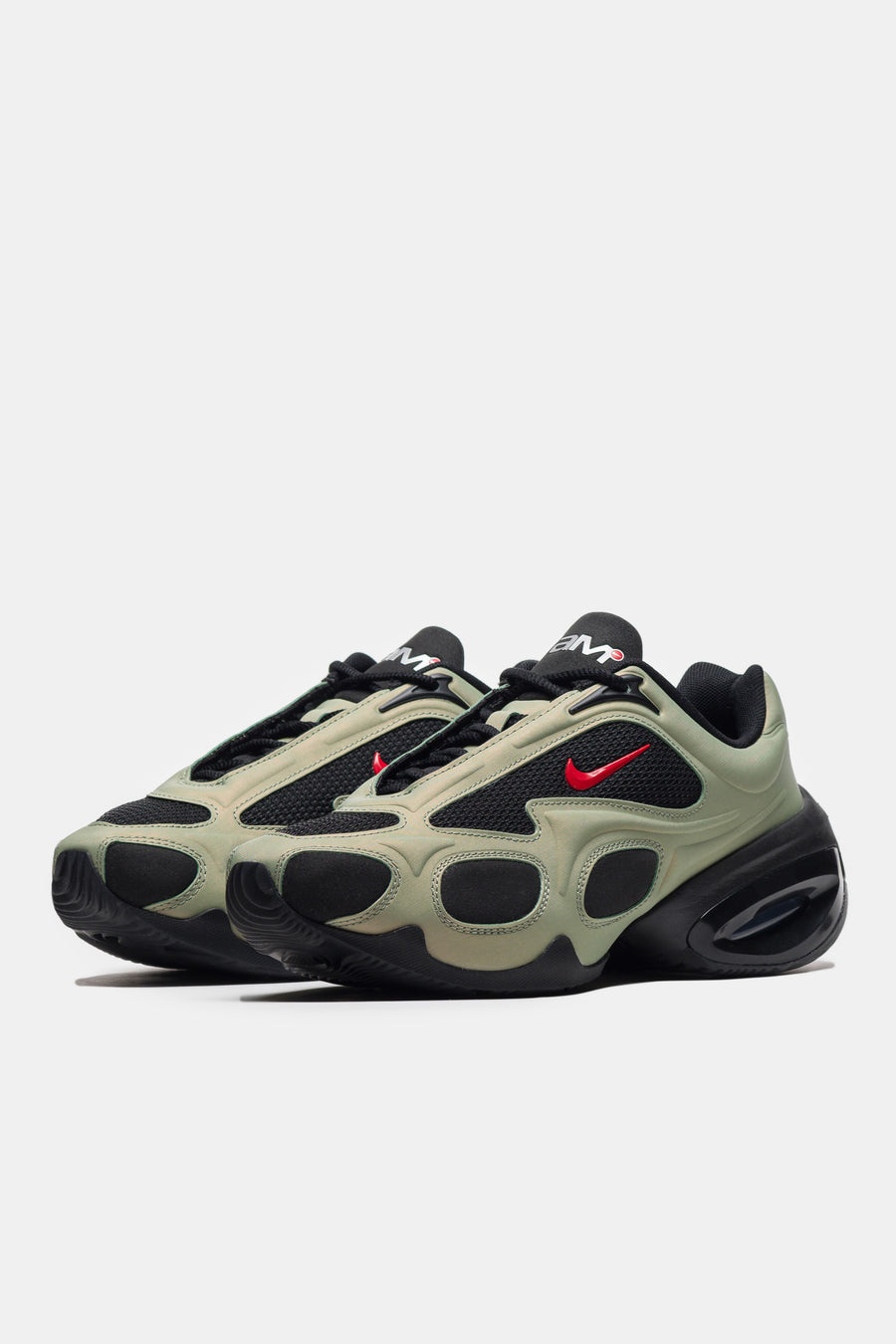 Air Max Muse Sneaker in Black/University Red/Oil Green - 2