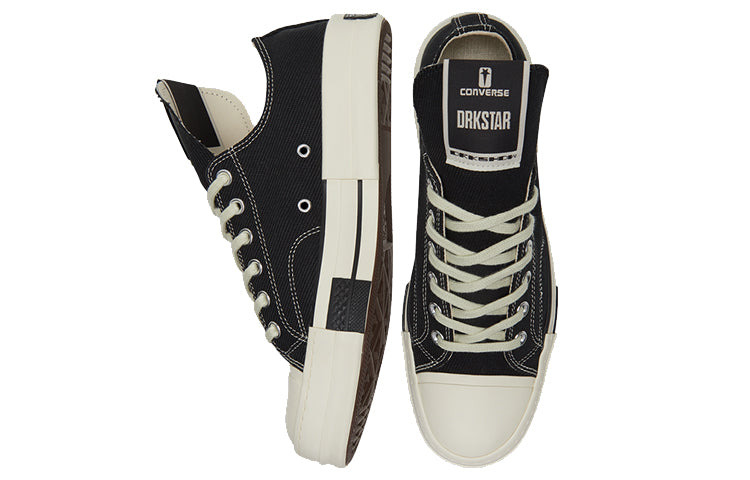 Converse Rick Owens x DRKSHDW DRKSTAR Chuck 70 Low 'Black' 172347C - 5