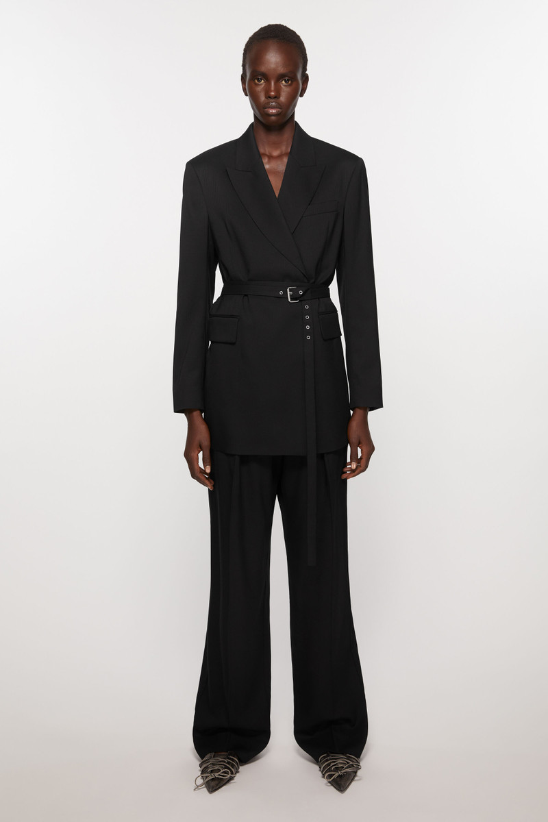 Acne Studios Relaxed fit suit jacket - Black outlook
