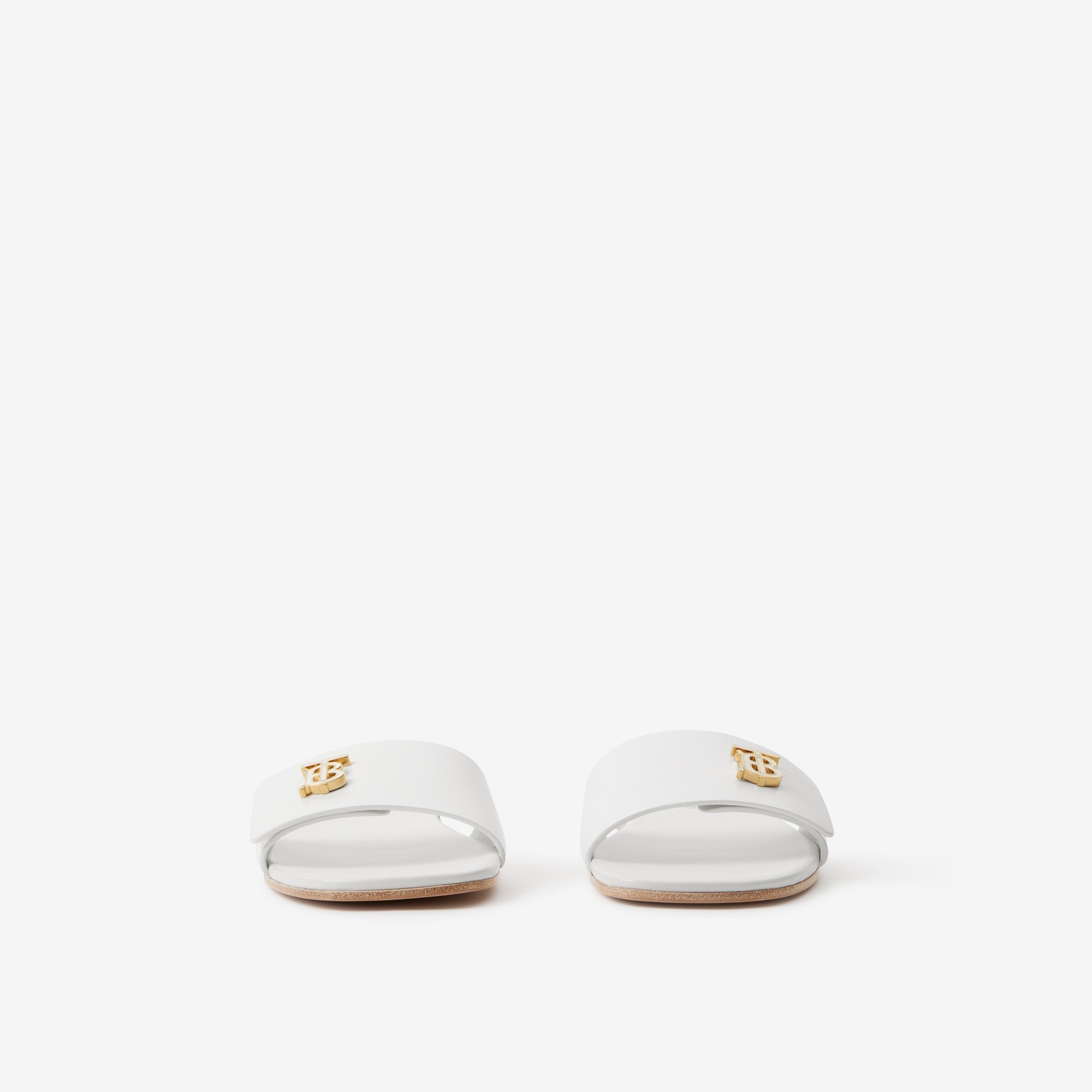 Monogram Motif Leather Slides - 2