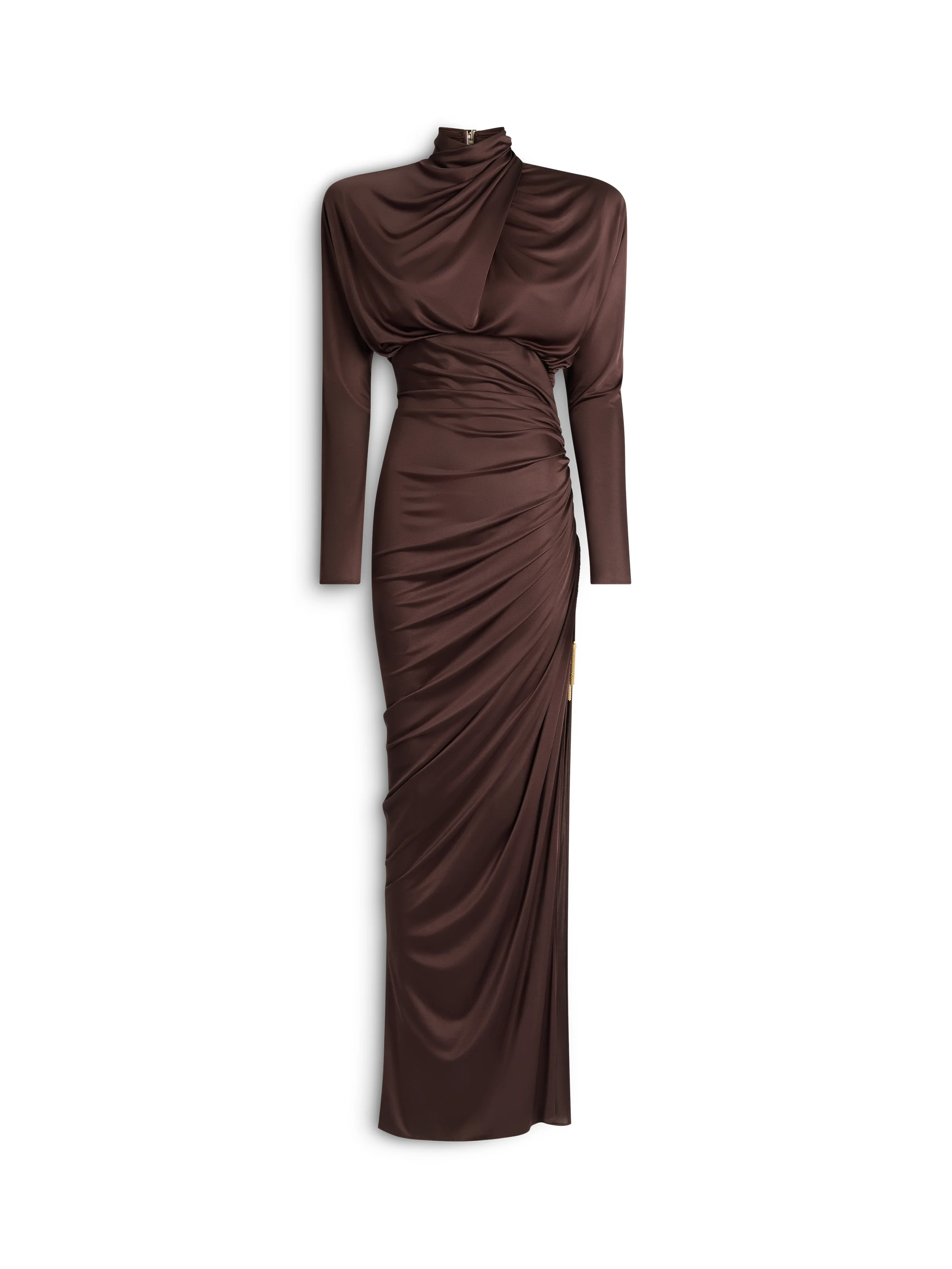 Long flowing jersey dress - 1