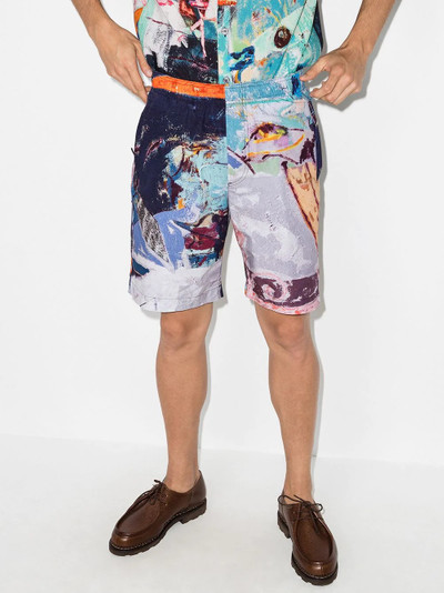 Wood Wood x Jon Pilkington elasticated shorts outlook