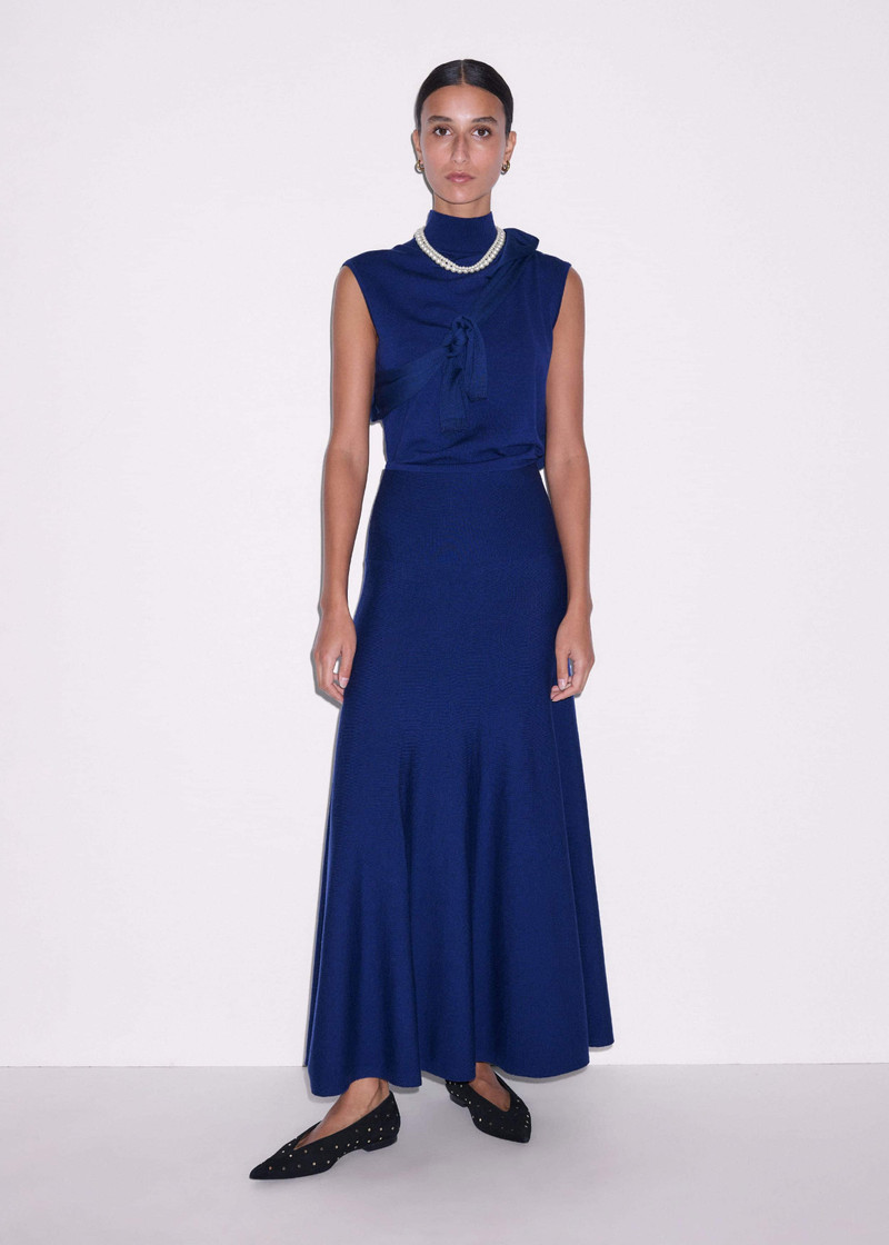 2-in-1 Knit Maxi Dress 6