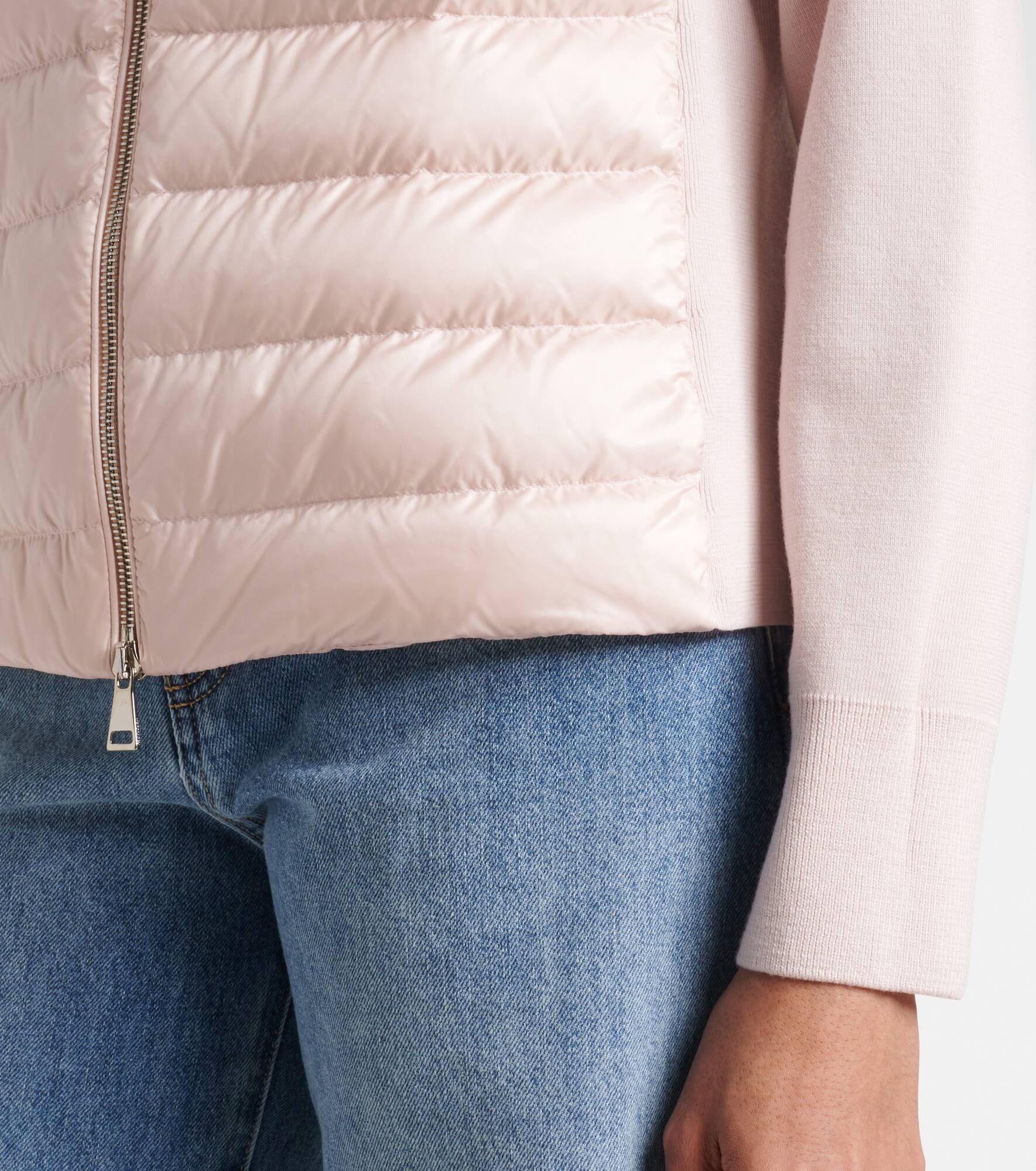 Down-paneled wool cardigan - 5