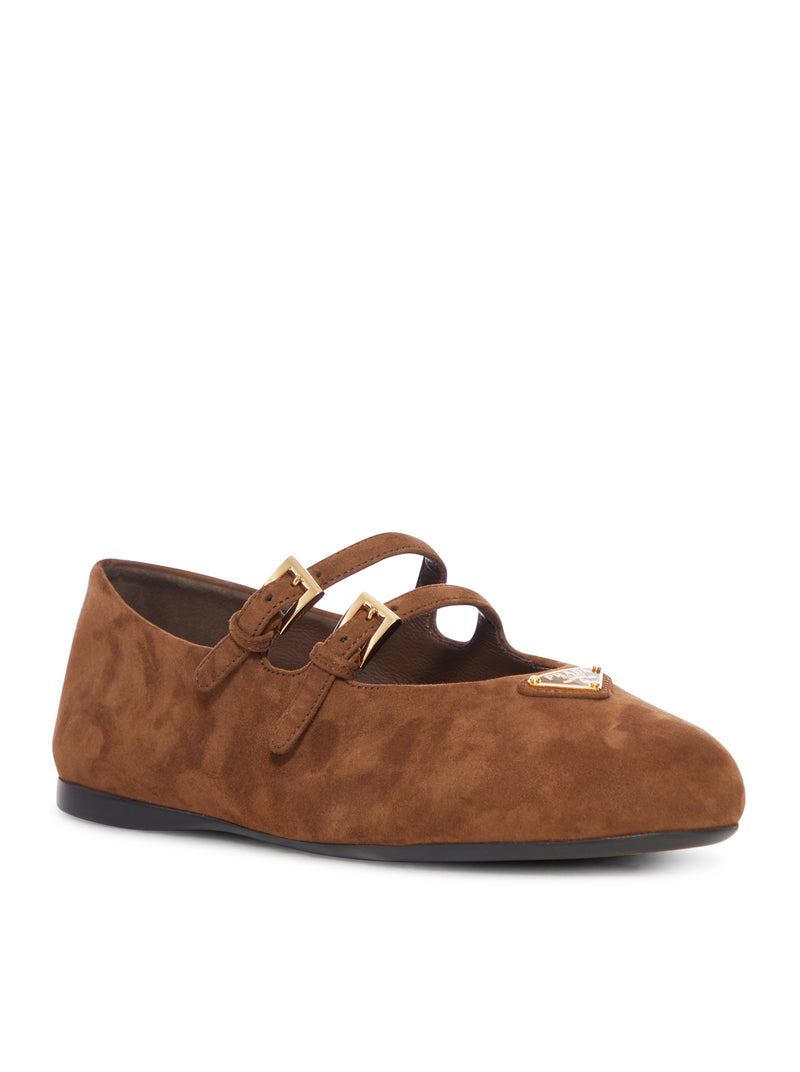 Prada Women Suede Ballerinas - 2