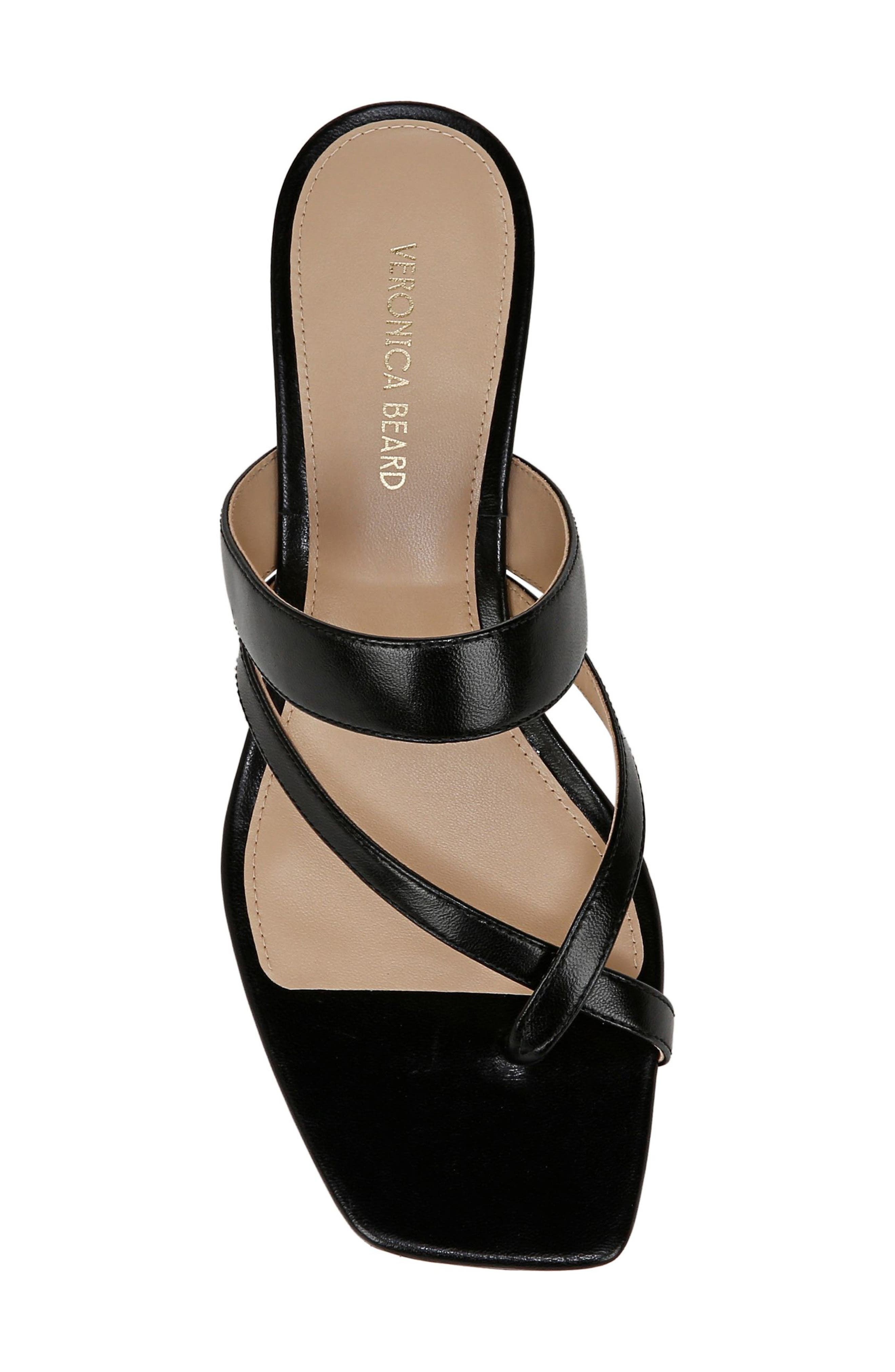 Veronica Beard Alanis Kitten Heel Slide Sandal in Black at Nordstrom - 5