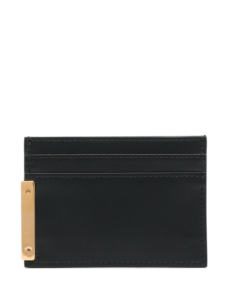 Moschino logo-plaque cardholder outlook