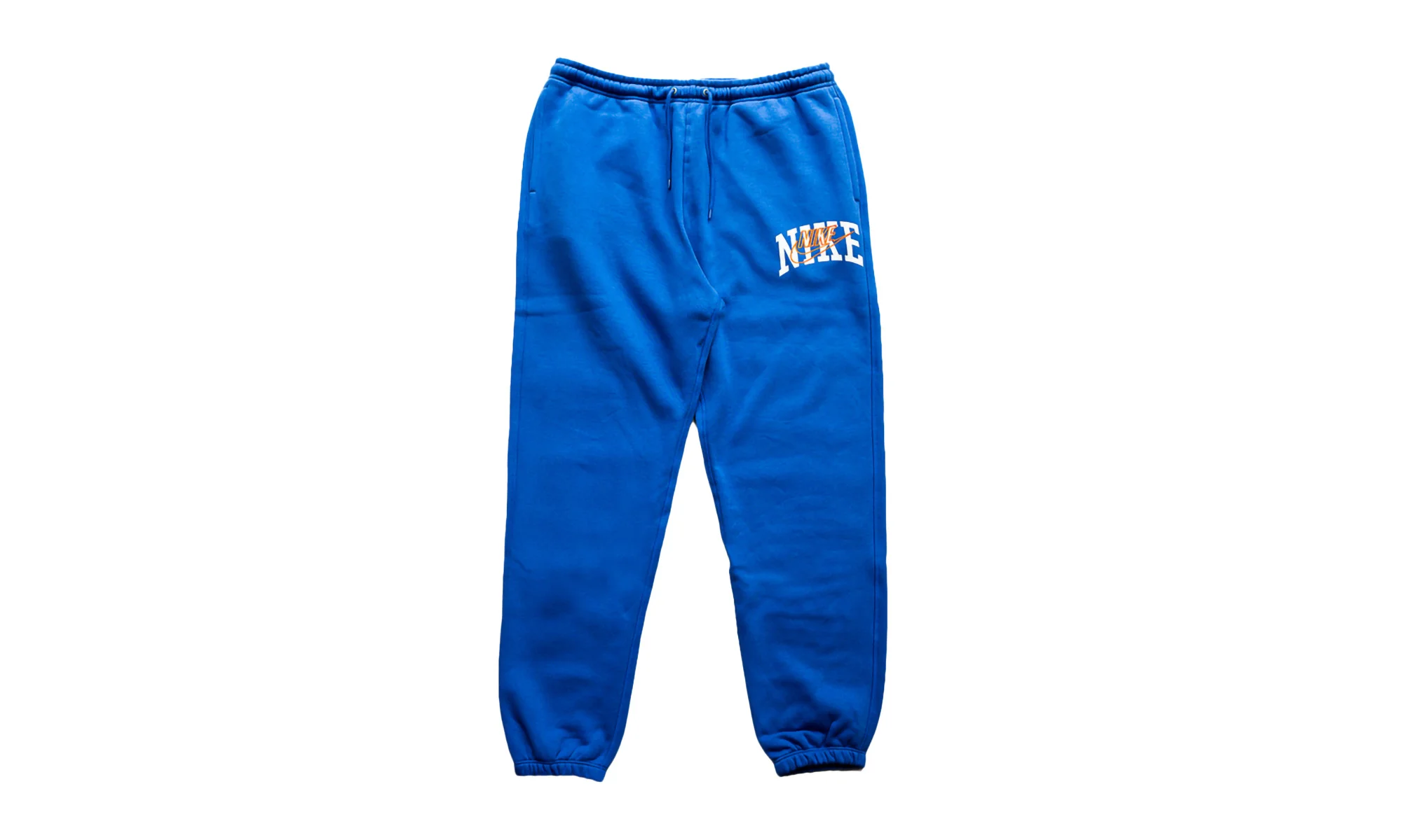 Club Fleece Men's Cuffed Pants Mens Style "Game Royal/Safety Orange" - 1