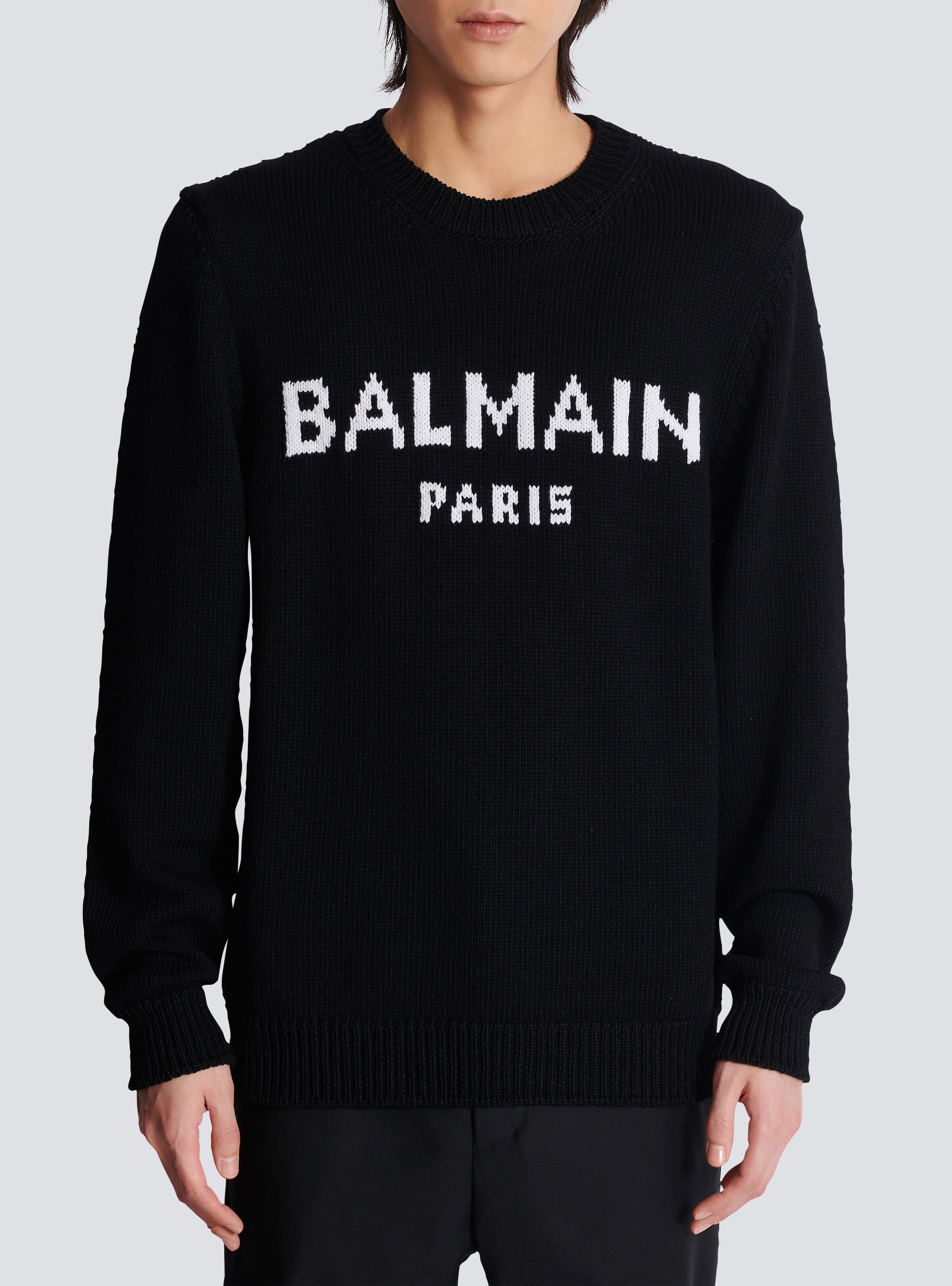 Wool Balmain Paris jumper - 5