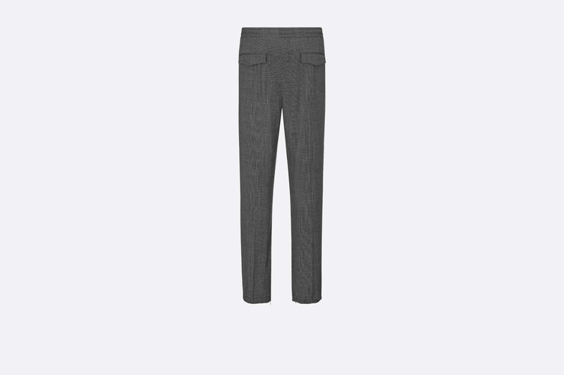 Dior Micro-Houndstooth Track Pants outlook