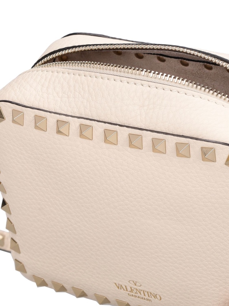 Rockstud leather crossbody bag - 5