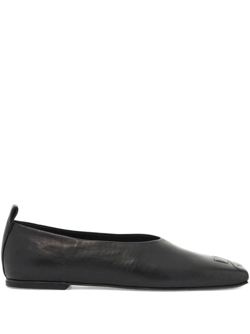 logo-detail ballet flats 1