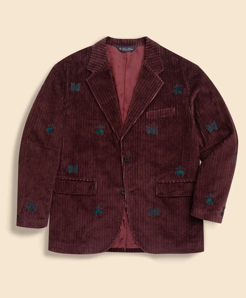 Brooks Brothers x NEEDLES Cotton Corduroy GF Papillon Relaxed-Fit No. 1 Sack Jacket - 1