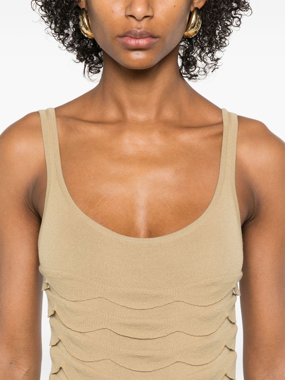 textured knitted bodysuit - 5