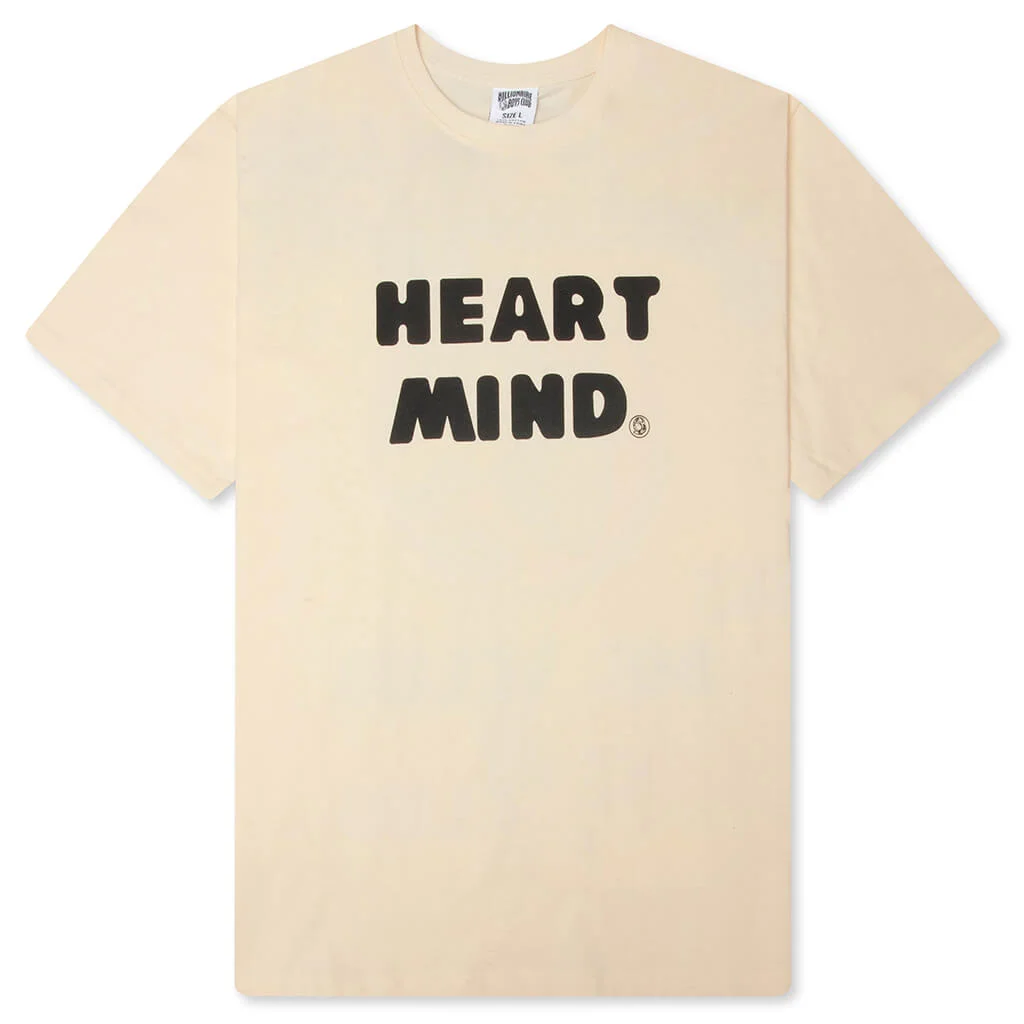 HEART MIND S/S TEE - ECRU - 1