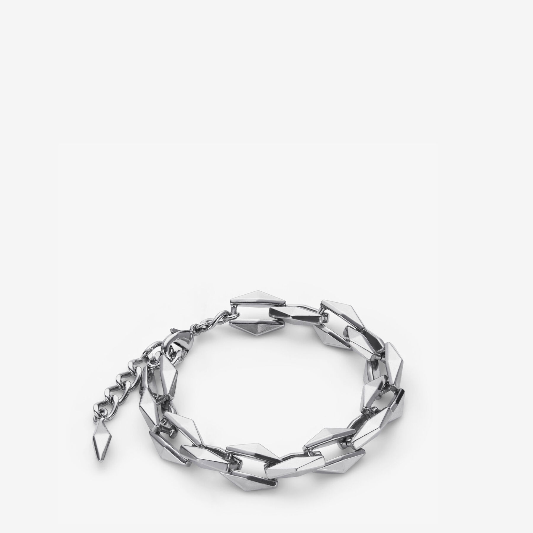 Diamond Chain Bracelet
Silver Finish Chain Bracelet - 2