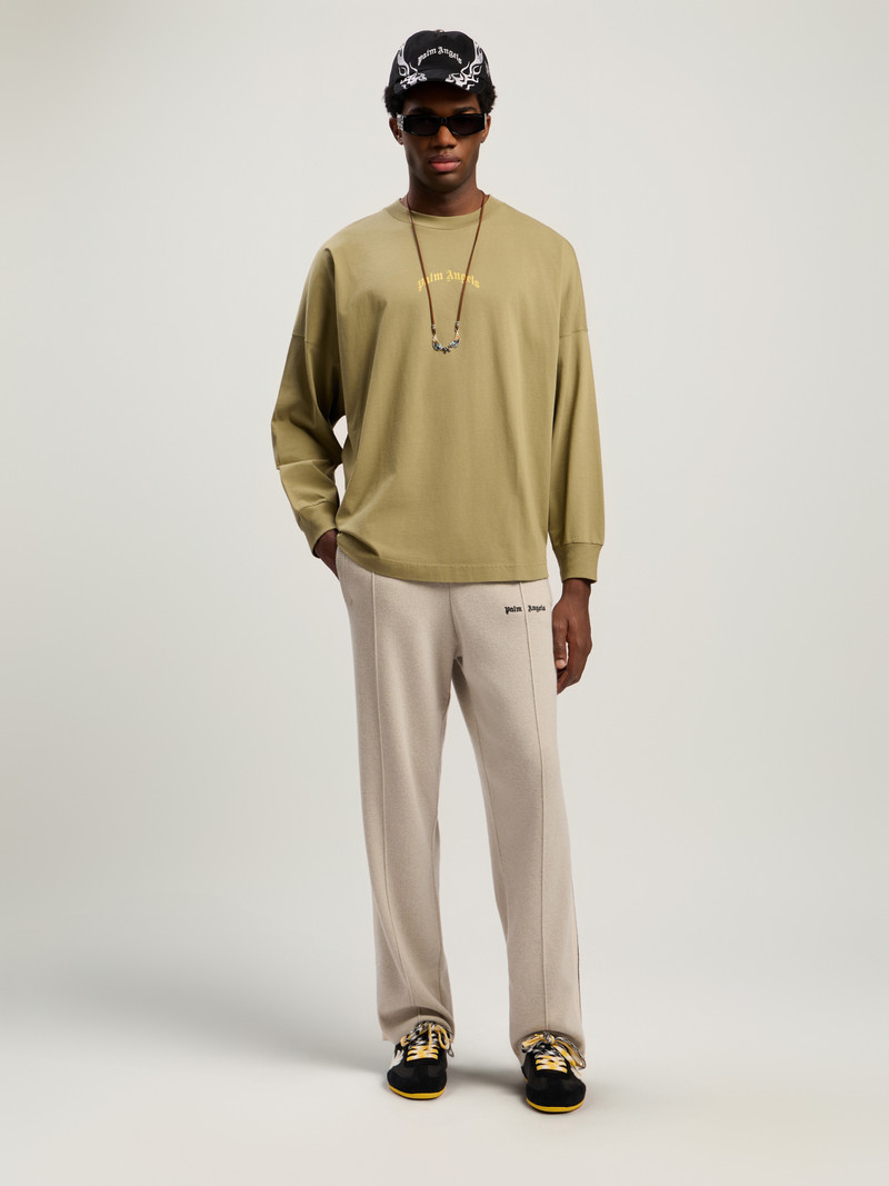 Palm Angels Curved Logo Long Sleeve T-Shirt outlook