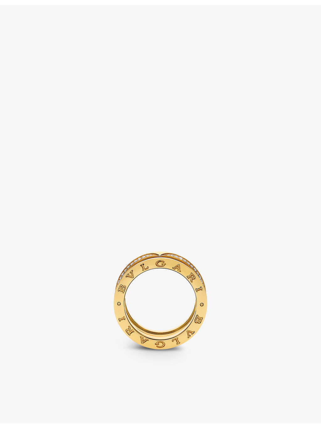 B.zero1 18ct yellow-gold and 0.45ct brilliant-cut diamond ring - 3
