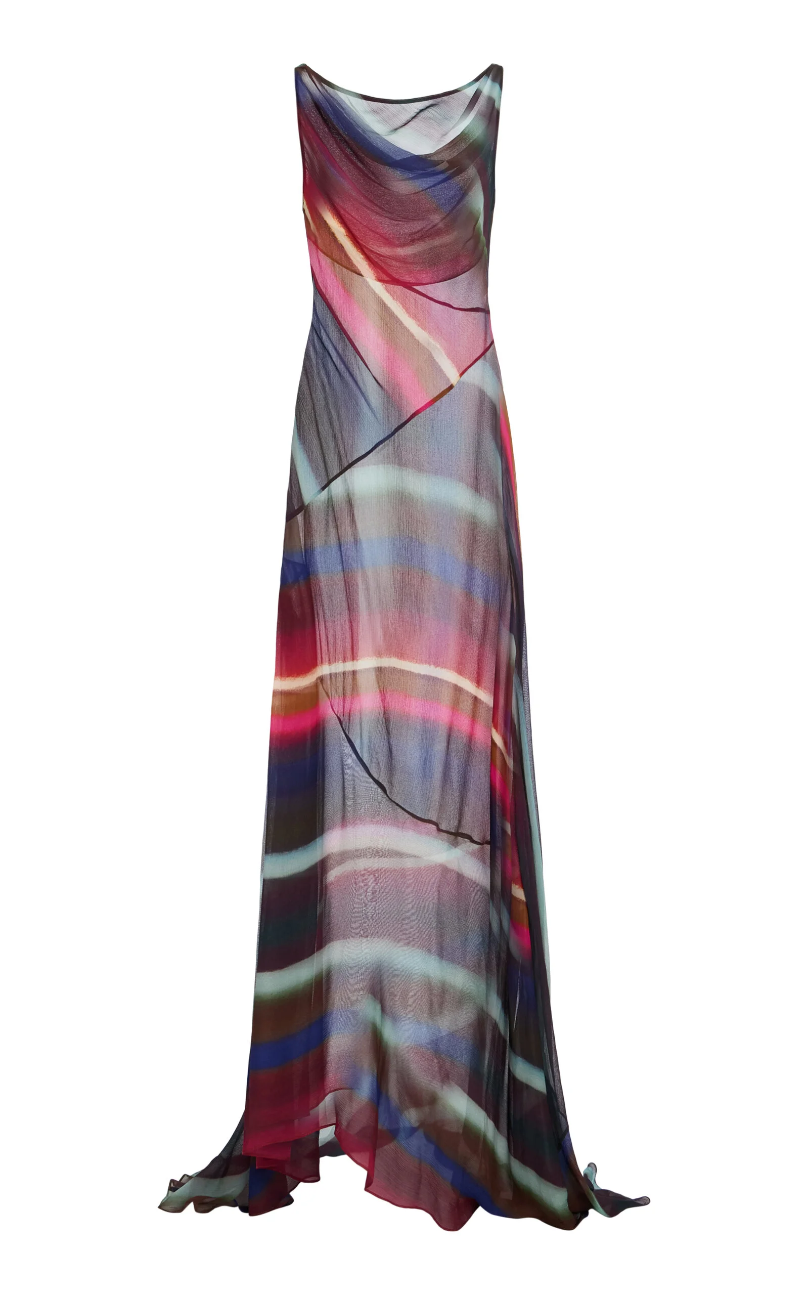 Louie Stripe Maxi Dress black - 1